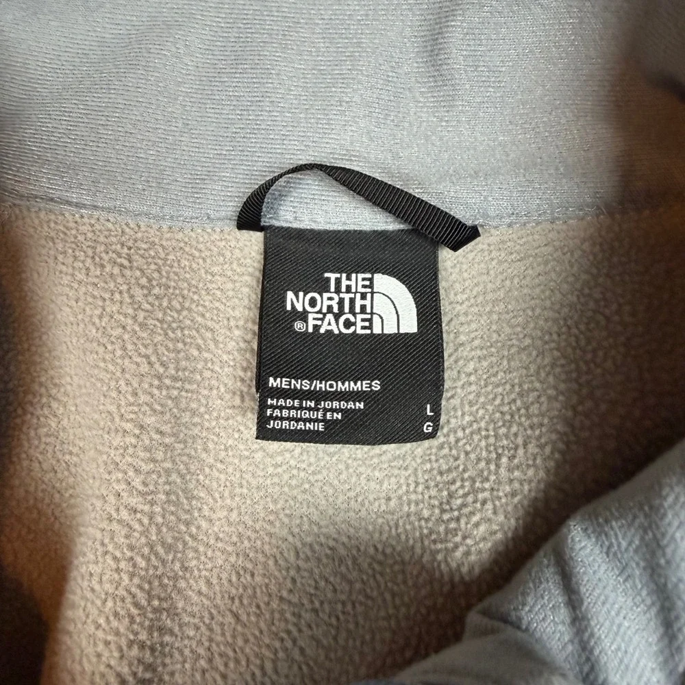 The North Face Mens Canyonlands Full Zip Fleece Jacket Grey Heather Large L